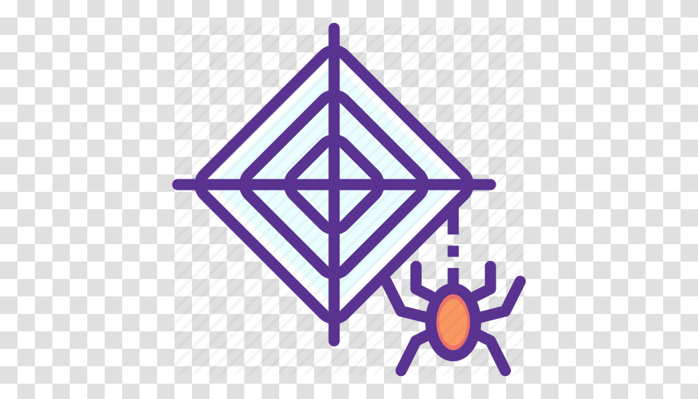 Evil Halloween Horror Insect Scary Spider Web Icon, Star Symbol, Pattern, Ornament Transparent Png