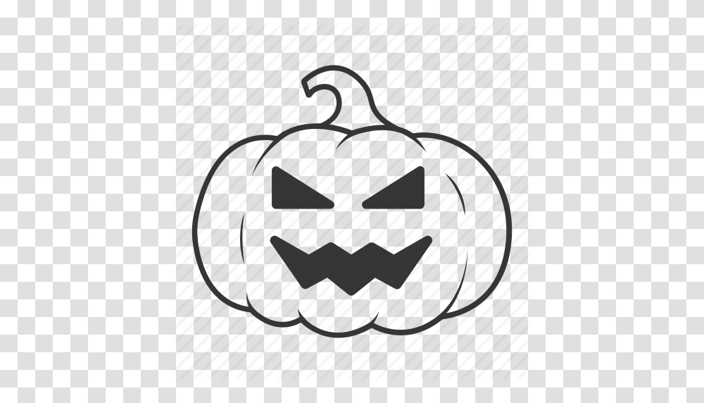 Evil Halloween Pumpkin Wicked Icon, Recycling Symbol, Stencil Transparent Png