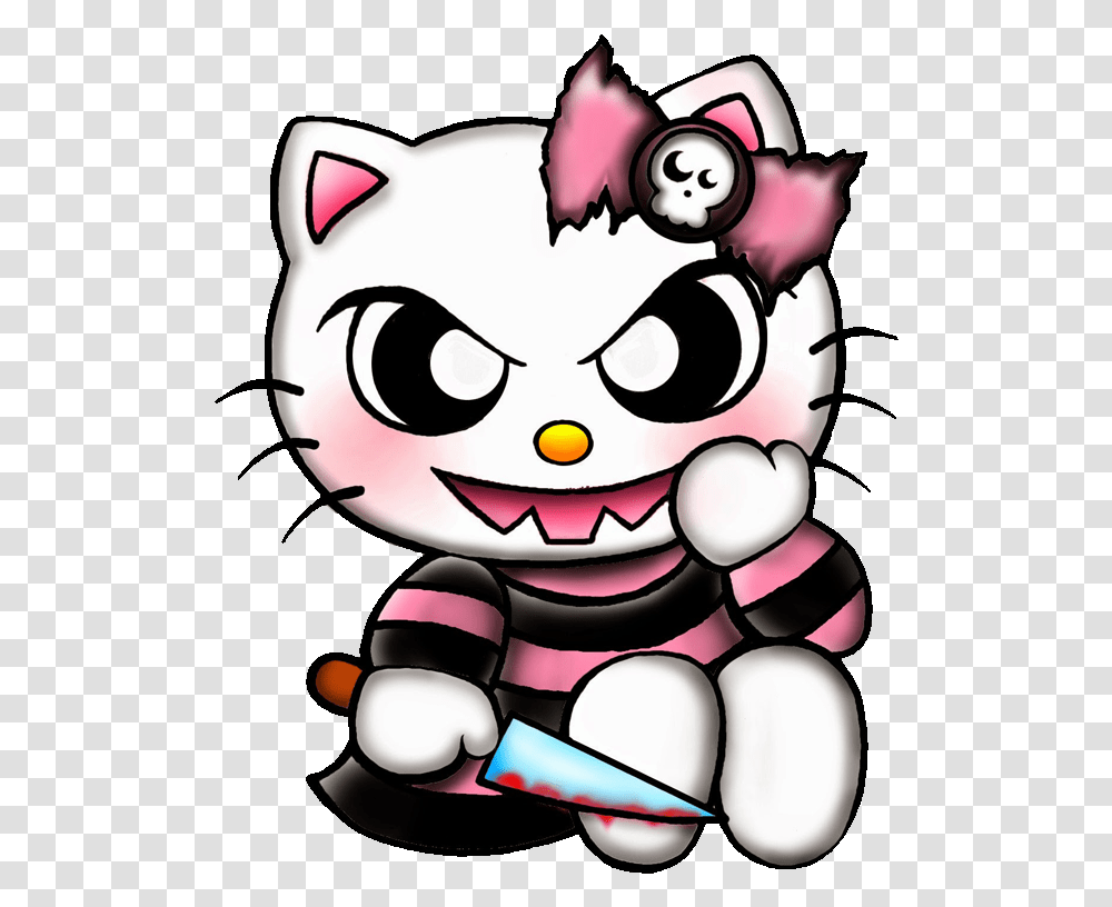 Evil Hello Kitty, Toy Transparent Png