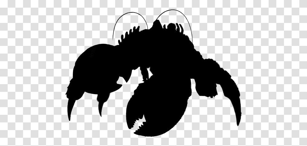 Evil Lobster Clipart Download Homarus, Silhouette, Stencil, Face Transparent Png