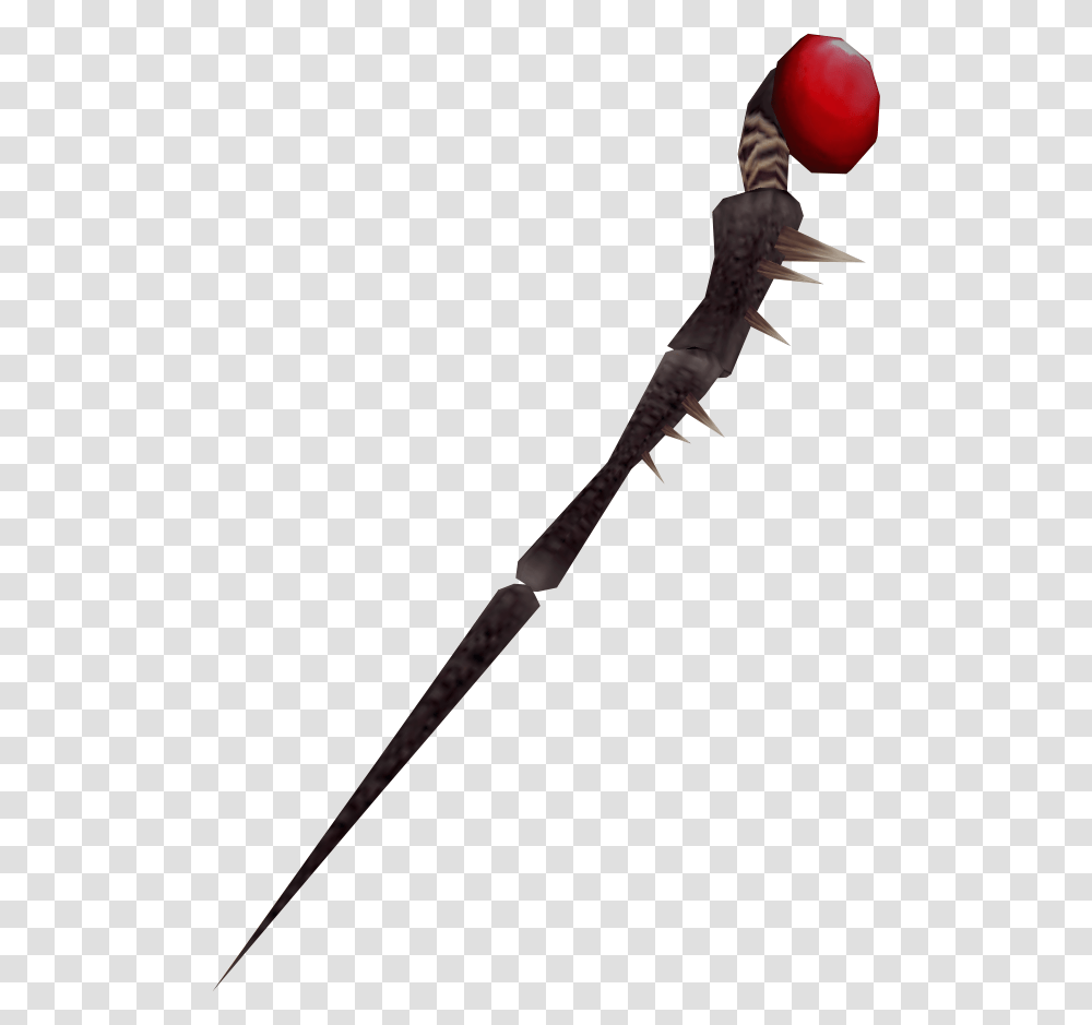 Evil Magic Staff Nox Staff, Sword, Blade, Weapon, Weaponry Transparent Png