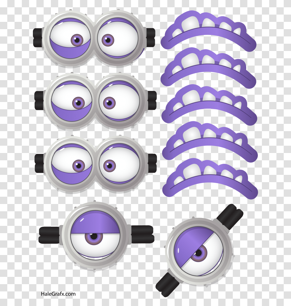 Evil Minion Purple Minion Eyes Printable, Sphere, Contact Lens Transparent Png