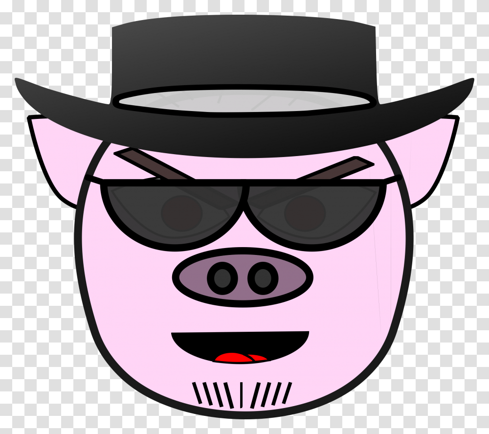 Evil Pig Icons, Hat, Performer, Sunglasses Transparent Png
