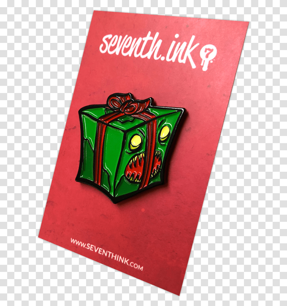 Evil Present Enamel Pin By Seventh Lapel Pin, Gift Transparent Png