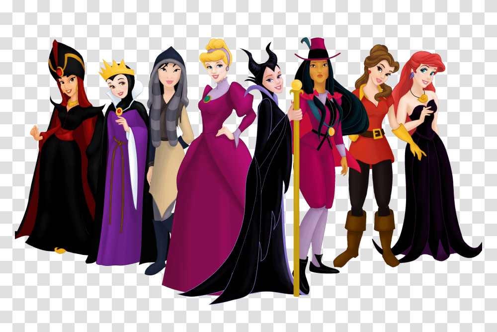 Evil Princesses Clipart, Person, Performer, Costume Transparent Png