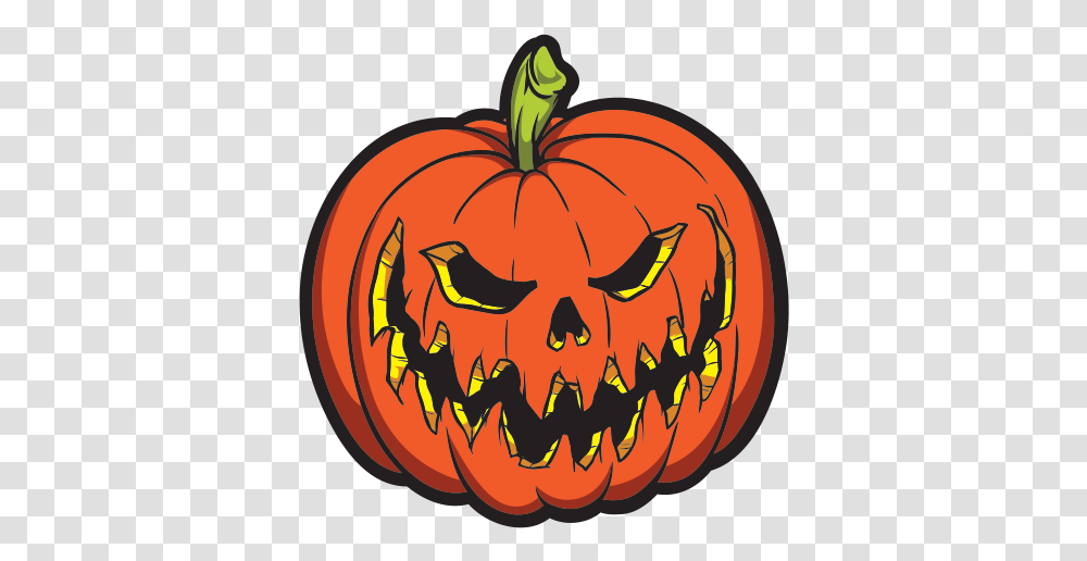 Evil Pumpkin Scary Halloween Pumpkin Clipart, Plant, Vegetable, Food, Bird Transparent Png