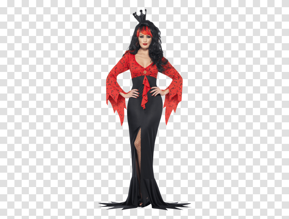 Evil Queen Costume Evil Queen Dress Costume, Clothing, Female, Person, Performer Transparent Png