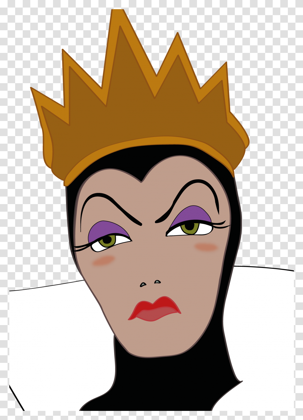 Evil Queen Maleficent Stepmother Of Hearts Medusa Maleficent Cartoon, Face, Head, Female, Crown Transparent Png