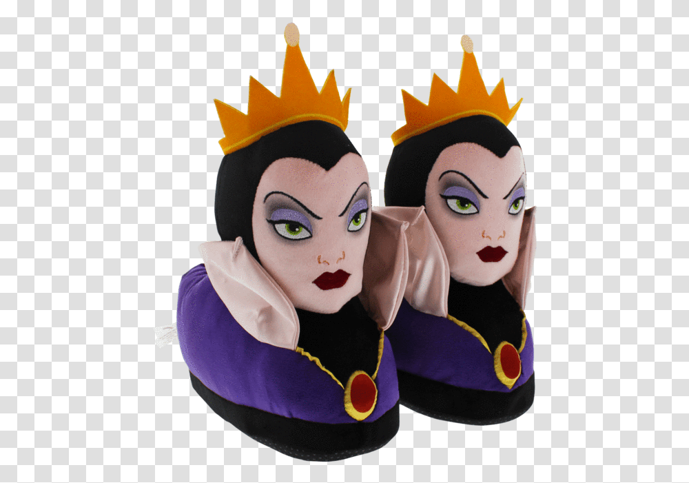 Evil Queen Slippers - Happy Feet Costume, Figurine, Toy, Dessert, Food Transparent Png