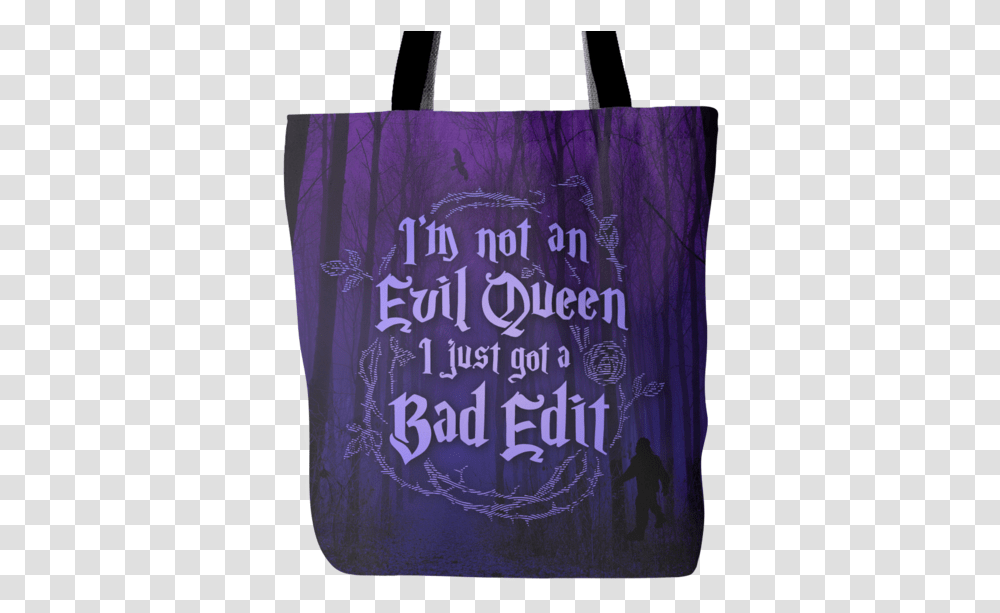 Evil Queen Tote Bag Charlie Sheen Warlock, Person, Human, Shopping Bag, Text Transparent Png