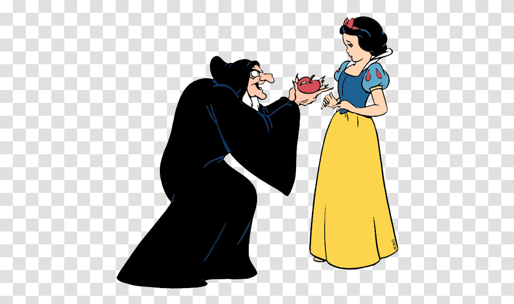 Evil Queen Witch And Huntsman Clip Art Snow White And Witch Clipart, Clothing, Person, Coat, Cloak Transparent Png