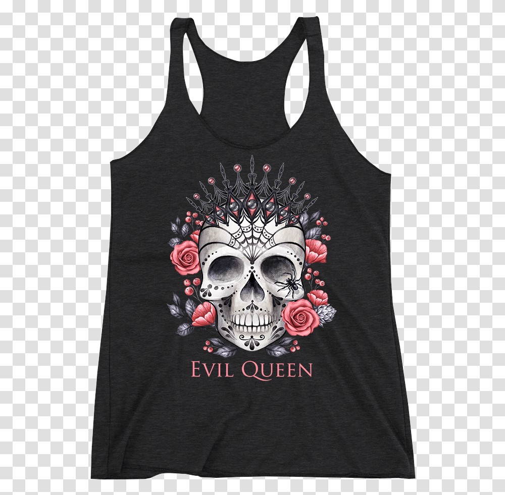 Evil Queen Women's Racerback Tank Alex Zedra, Clothing, Apparel, Tank Top, Rose Transparent Png