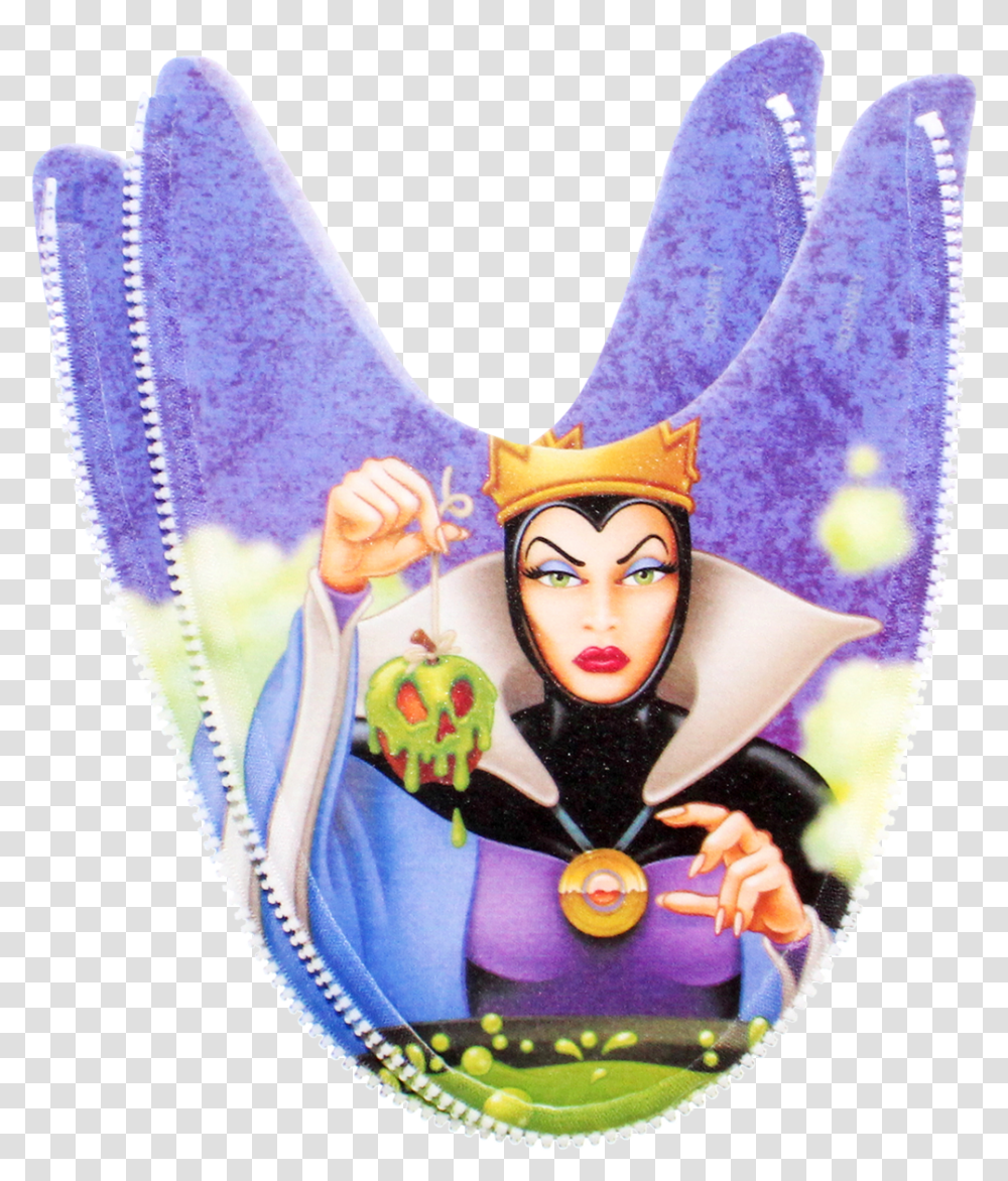 Evil Queen Zlipperz Costume Hat, Purple, Person, Human, Zipper Transparent Png