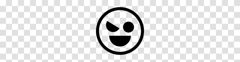 Evil Smile Icons Noun Project, Gray, World Of Warcraft Transparent Png