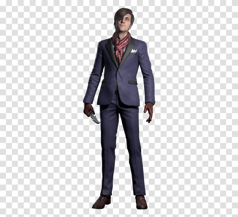 Evil Within Stefano Valentini, Suit, Overcoat, Apparel Transparent Png