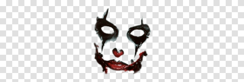 Evilclown Joker Makeup Sticker, Face, Alien, Animal, Skin Transparent Png