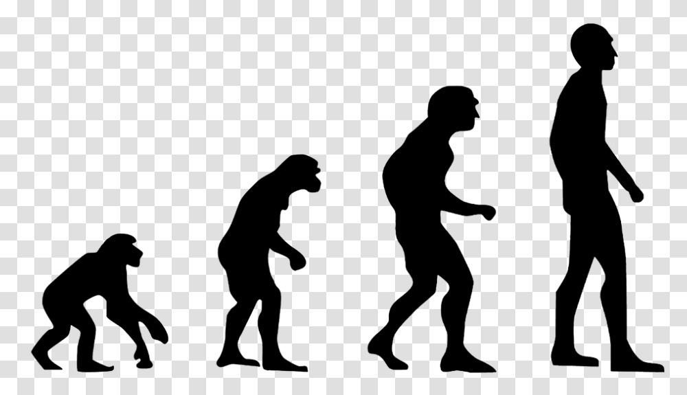 Evolution And The Atonement Of Jesus Christ Human Evolution Background, Person, Silhouette, People, Floor Transparent Png