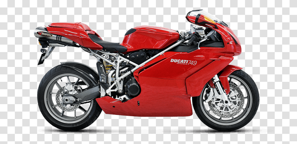Evolution Line Titanium Exhaust For Ducati 999 Biposto Testastretta 03 04 Motorcycle, Vehicle, Transportation, Wheel, Machine Transparent Png