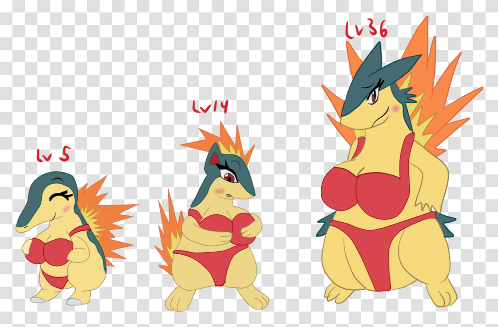 Evolution Of Cyndaquil By Kappaster Fur Affinity Dot Net Cyndaquil Evolution Line, Dragon, Bird, Animal Transparent Png