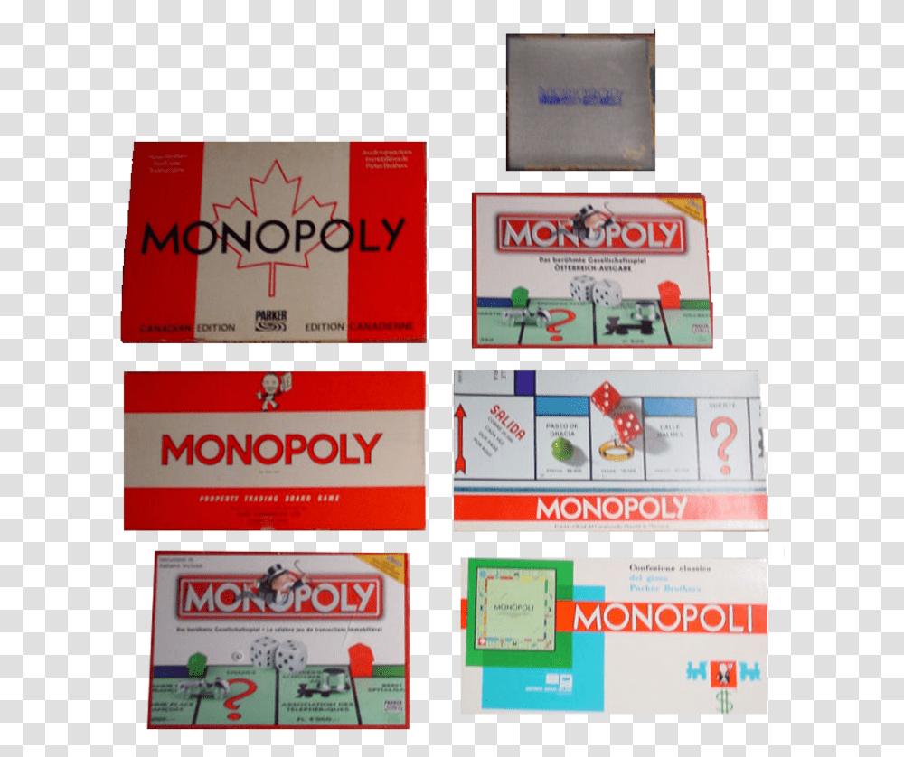 Evolution Of Monopoly Game Monopoly Over The Years, Label, Paper Transparent Png