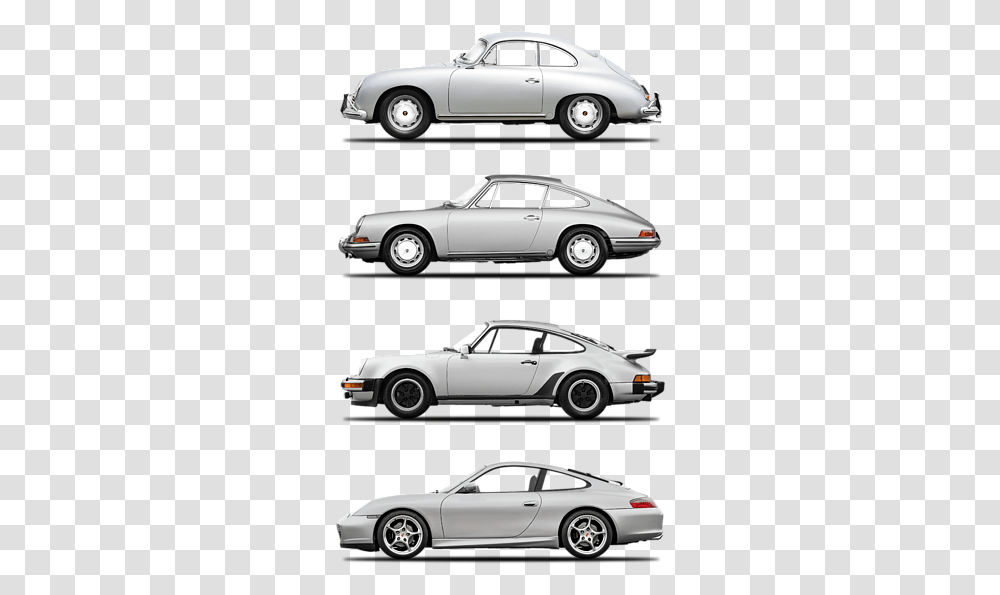 Evolution Of The 911 Beach Towel Porsche 911 Evolution, Tire, Wheel, Machine, Car Wheel Transparent Png