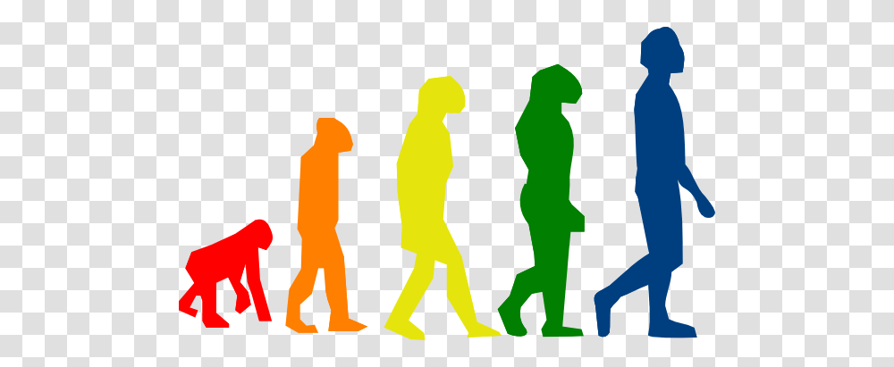 Evolution, Person, Pedestrian, Silhouette Transparent Png