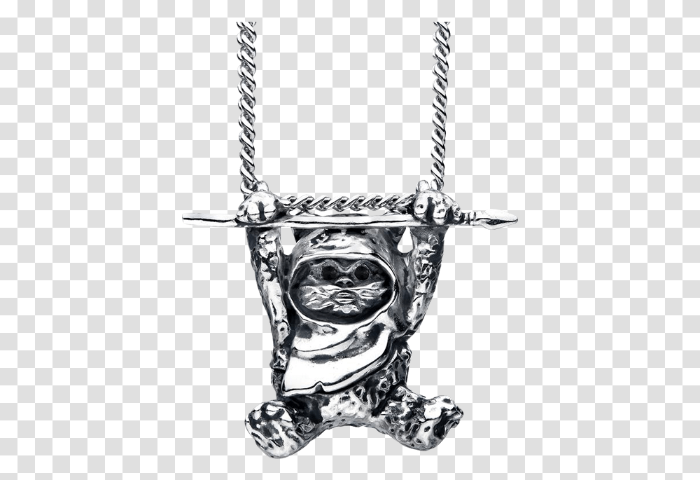Ewok Slider Necklace By Rocklove Star Wars Ewok Necklace, Symbol, Person, Human Transparent Png