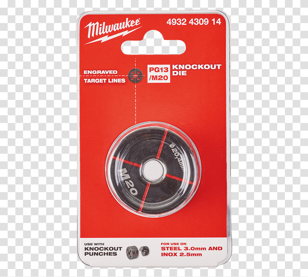 Exact Pg13m20 Knockout Die Milwaukee Tools, Clock Tower, Architecture, Building, Disk Transparent Png