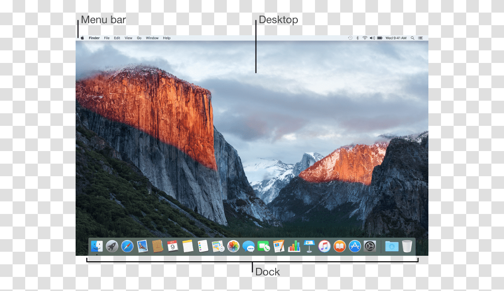 Example Of A Desktop Mac Os X, Nature, Mountain, Outdoors, Peak Transparent Png