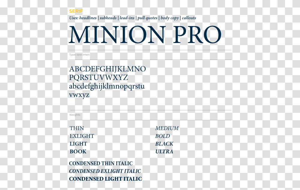 Examples Of Minion Pro Font Minion Pro Bold Cond, Paper, Flyer, Poster Transparent Png