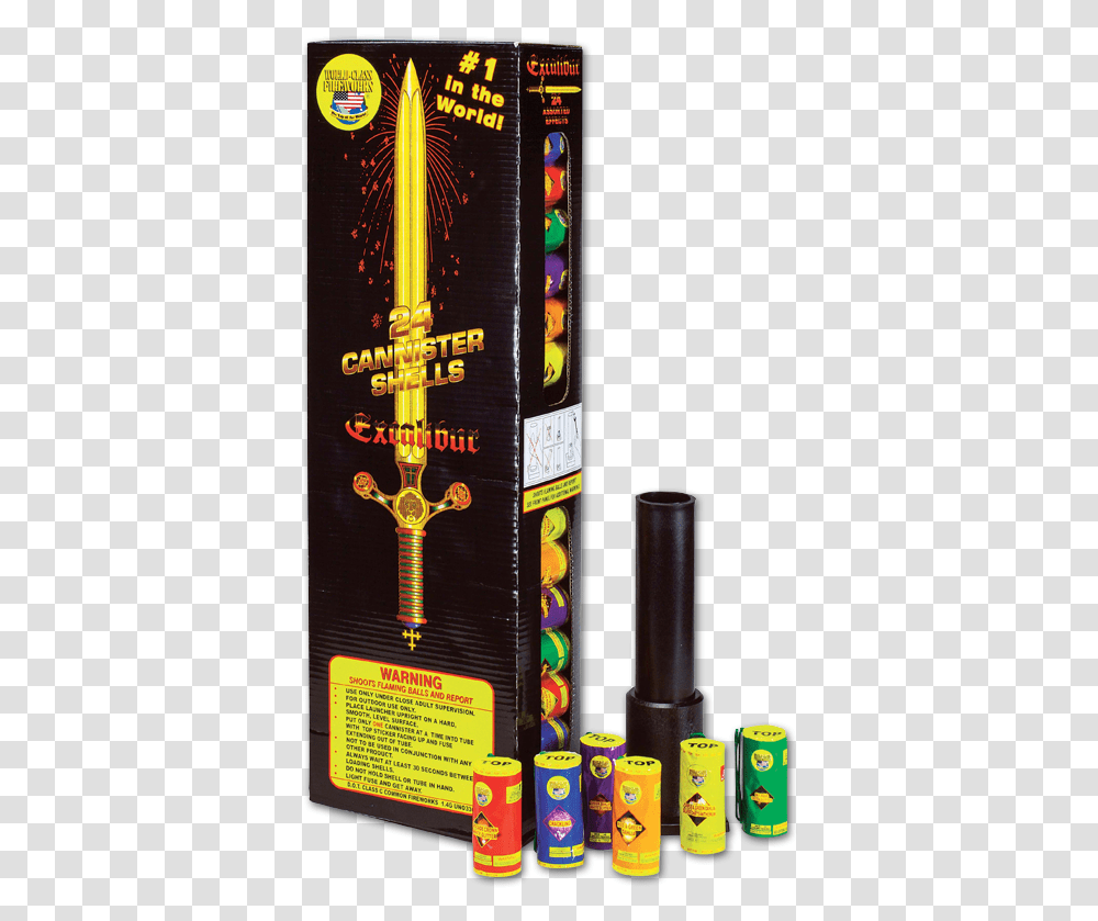 Excalibur Fireworks, Cylinder, Mobile Phone, Electronics, Bottle Transparent Png