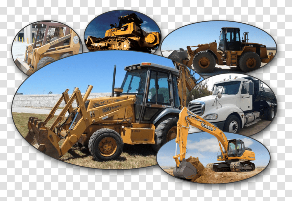 Excavating Equipment Bulldozer, Tractor, Vehicle, Transportation, Car Transparent Png