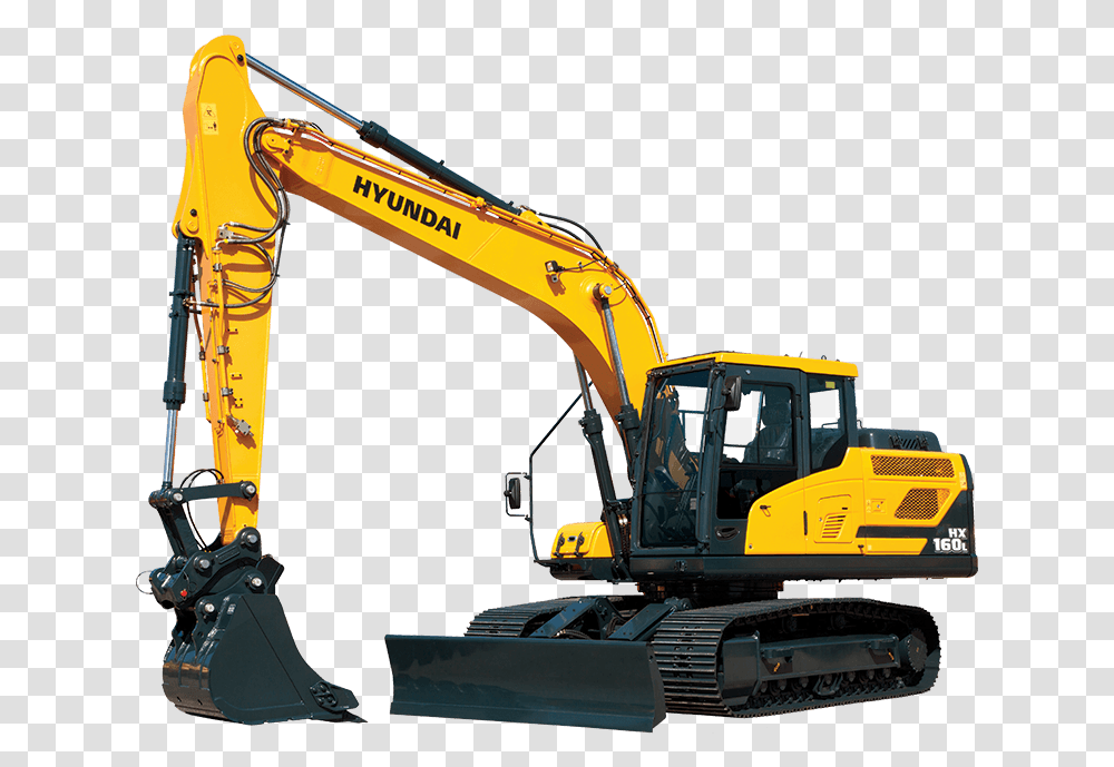 Excavation Clipart Excavator, Tractor, Vehicle, Transportation, Bulldozer Transparent Png