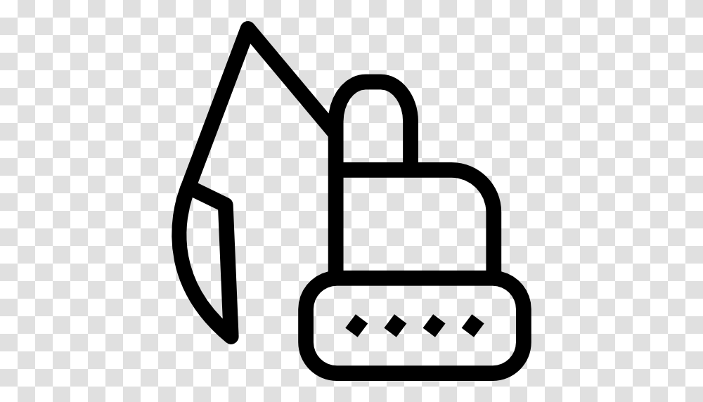 Excavator Bulldozer Transport Construction Icon, Gray, World Of Warcraft Transparent Png