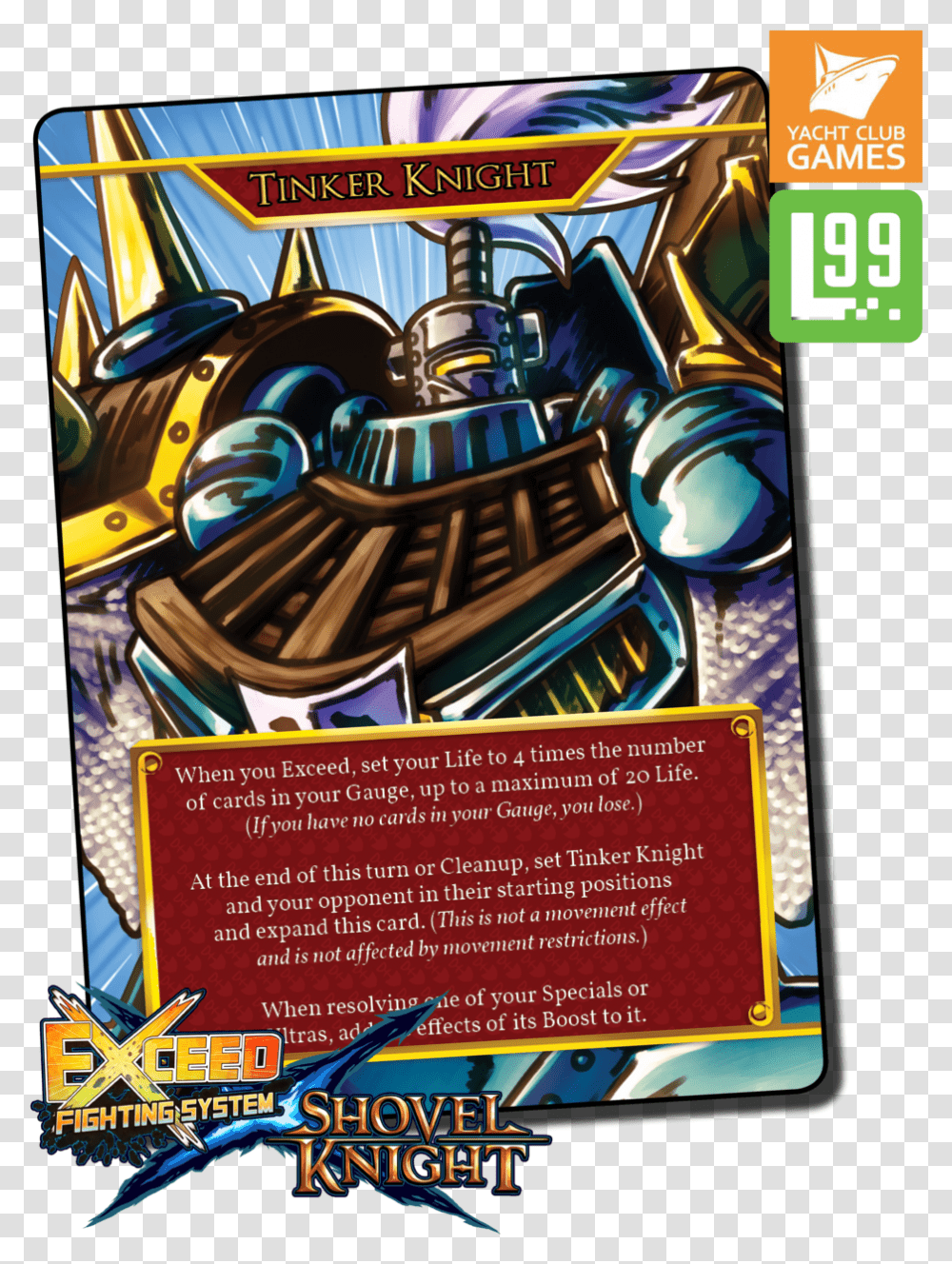 Exceed Card Previews Exceed Fighting System Shovel Knight, Arcade Game Machine, Wristwatch, Advertisement, Slot Transparent Png