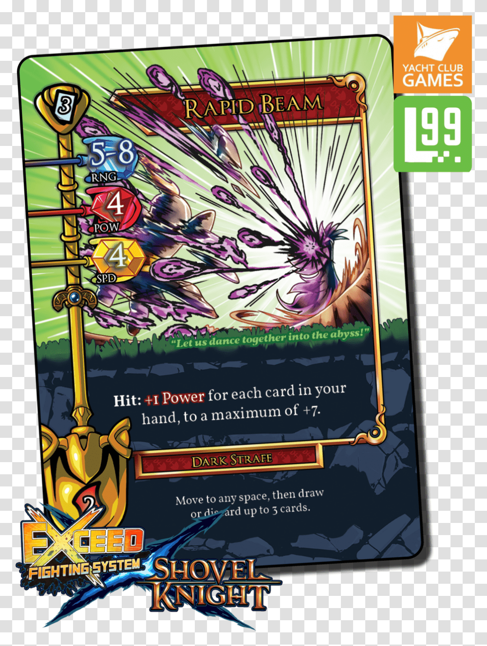 Exceed Card Previews Exceed Fighting System Shovel Knight, Flyer, Poster, Paper, Advertisement Transparent Png