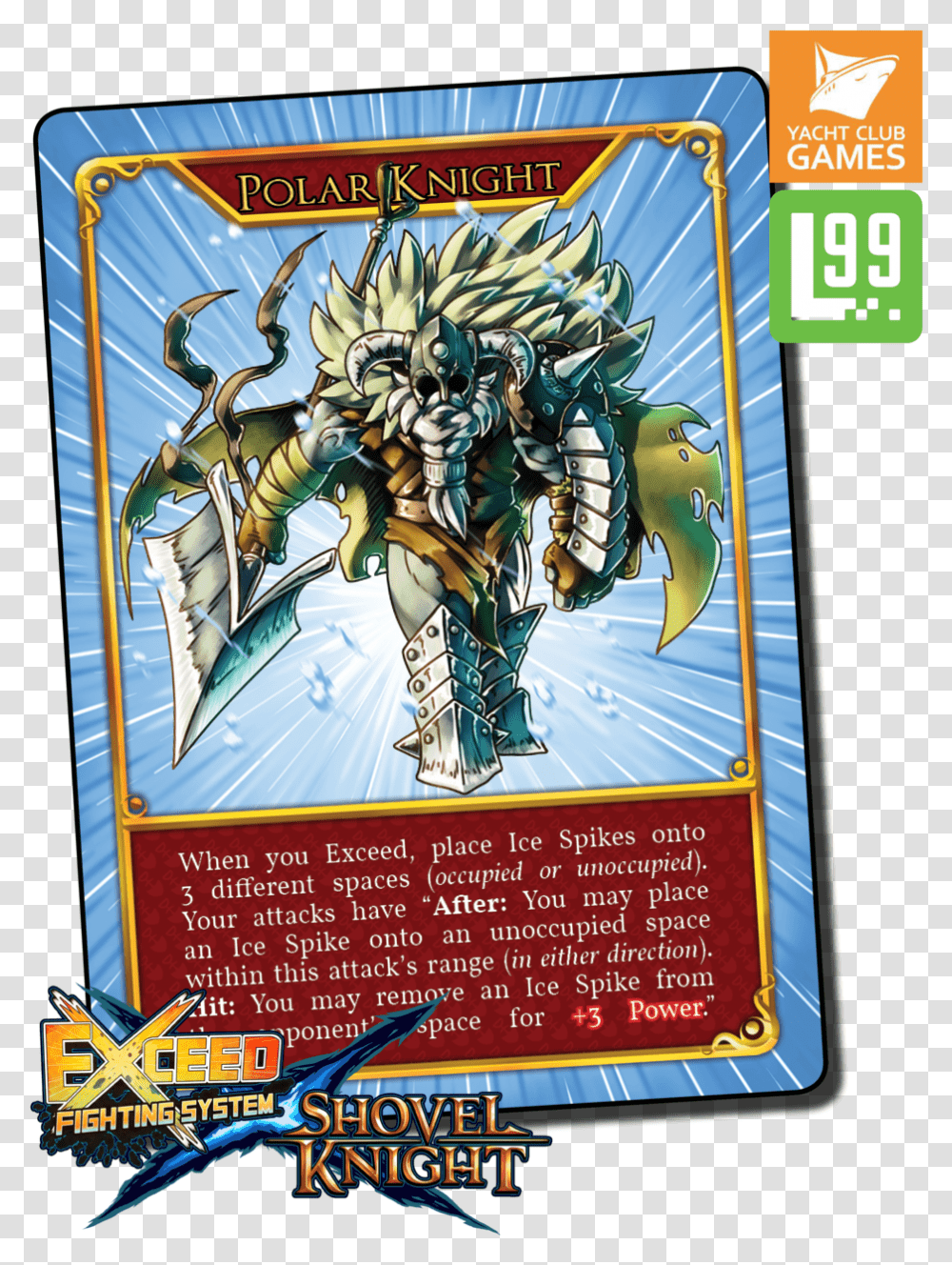 Exceed Card Previews Exceed Fighting System Shovel Knight, Poster, Advertisement, Flyer, Paper Transparent Png