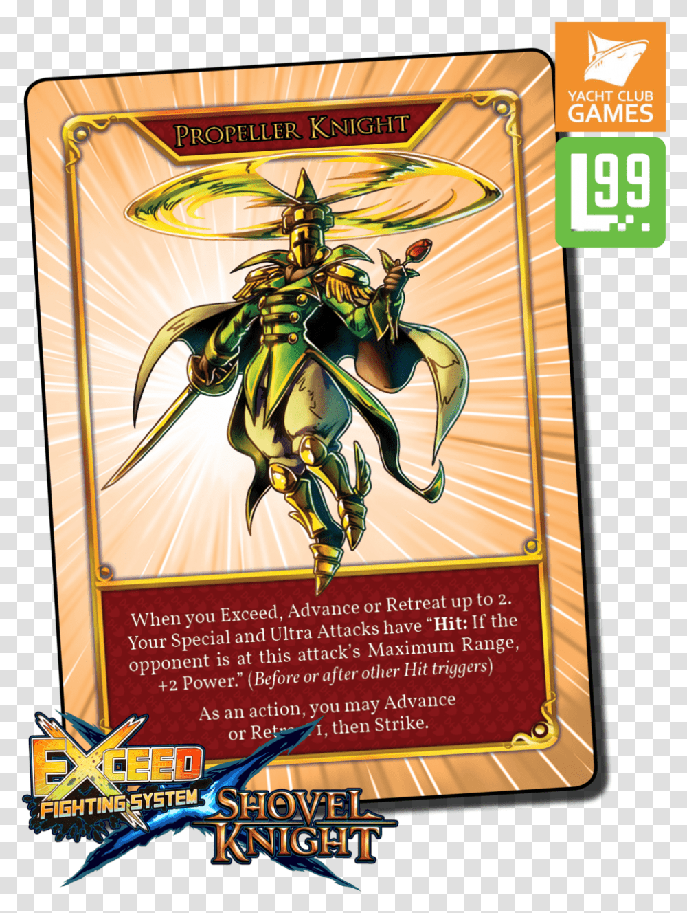 Exceed Card Previews Exceed Fighting System Shovel Knight, Poster, Advertisement, Flyer, Paper Transparent Png