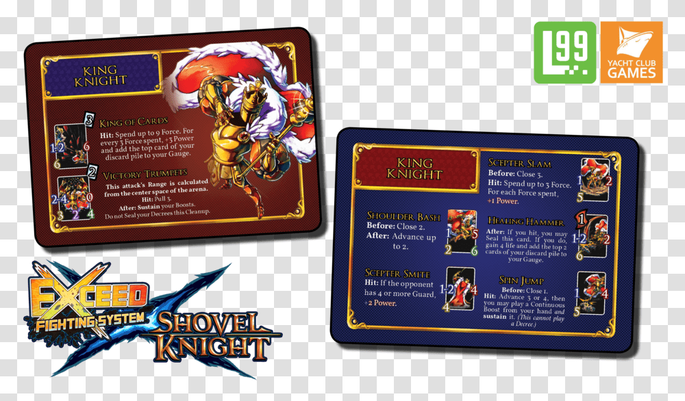 Exceed Card Previews Exceed Fighting System Shovel Knight, Paper, Final Fantasy, Poster Transparent Png