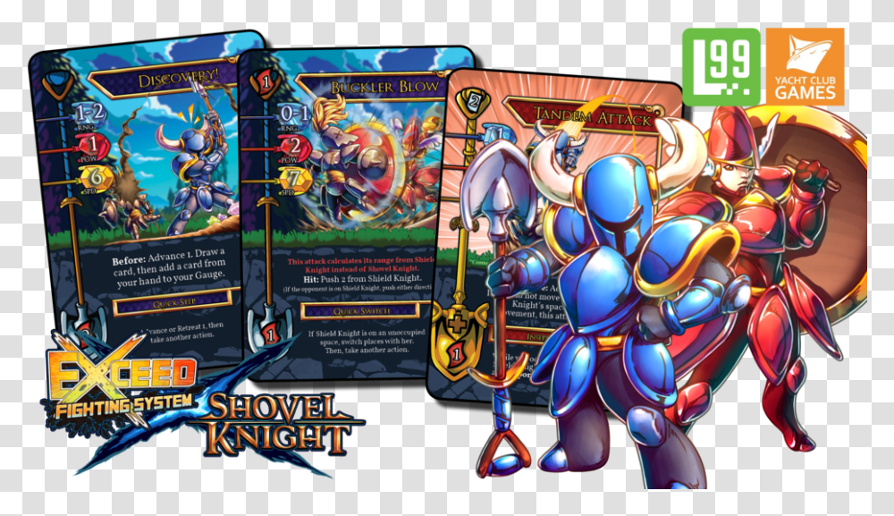 Exceed Card Previews Shovel Knight, Arcade Game Machine, Helmet, Apparel Transparent Png