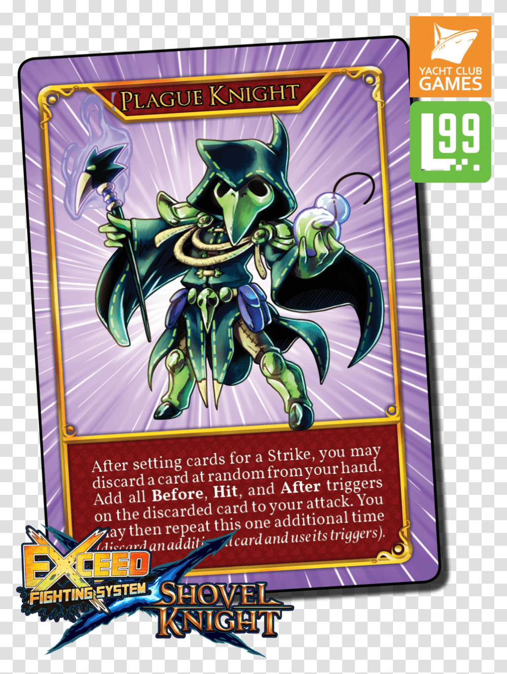 Exceed Card Previews Shovel Knight Card Game Exceed, Poster, Advertisement, Paper, Batman Transparent Png