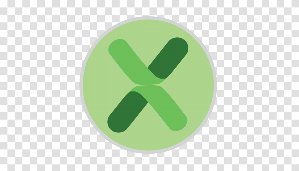 Excel Icon, Green, Recycling Symbol, Rug Transparent Png