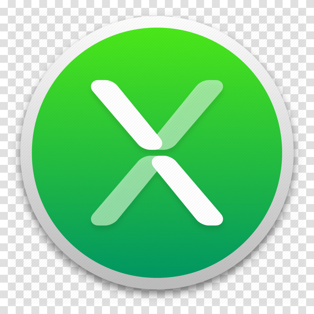 Excel Icon Pictures, Sign, Green Transparent Png