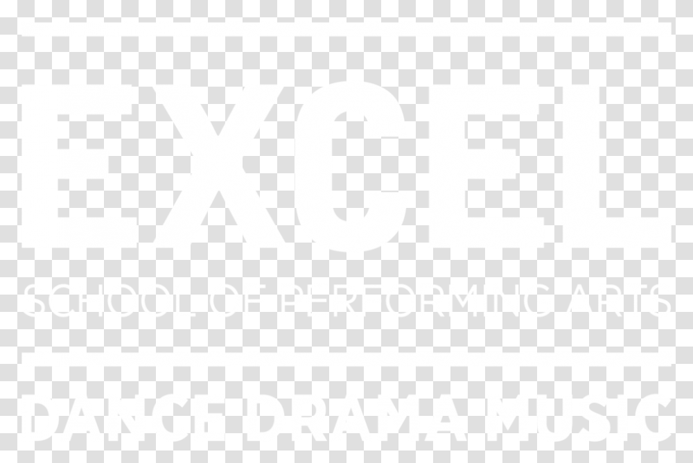 Excel Logo White Johns Hopkins Logo White, Label, Word, Alphabet Transparent Png