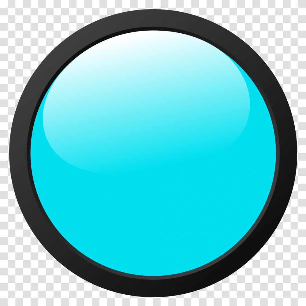 Excellent Open With Indicator Light Cyan Icon, Traffic Light, Sphere Transparent Png