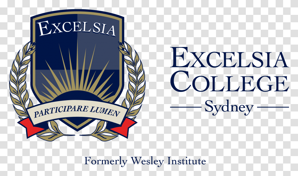 Excelsia Excelsia College Logo, Symbol, Trademark, Emblem, Badge Transparent Png