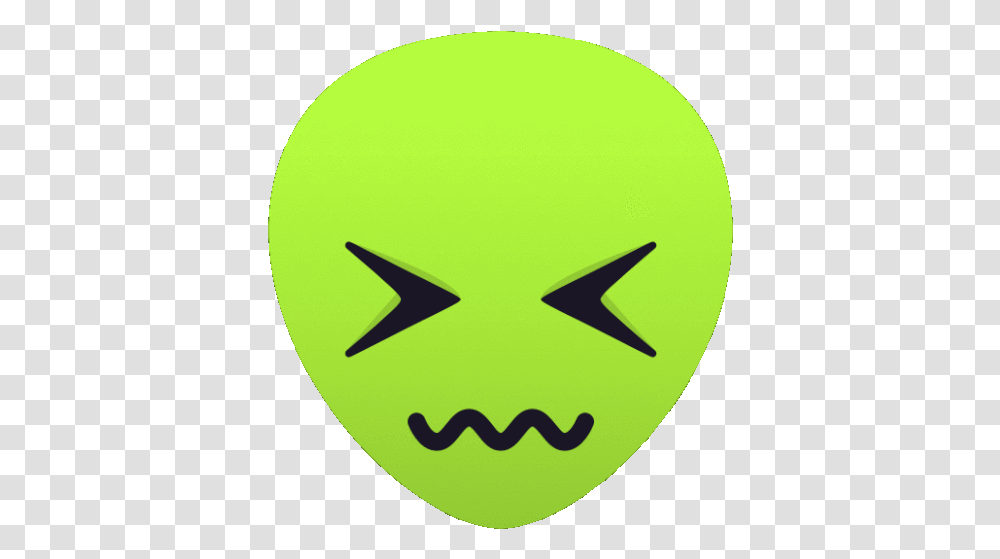Excited Alien Gif Excited Alien Joypixels Discover & Share Gifs Wide Grin, Symbol, Recycling Symbol, Logo, Trademark Transparent Png