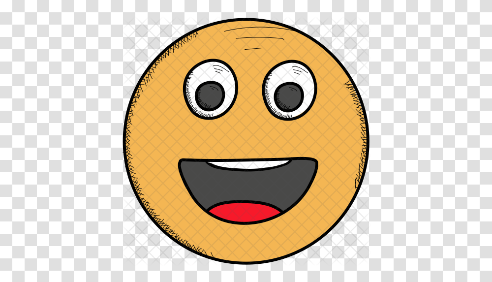 Excited Emoji Icon Smiley, Label, Text, Plant, Clock Tower Transparent Png