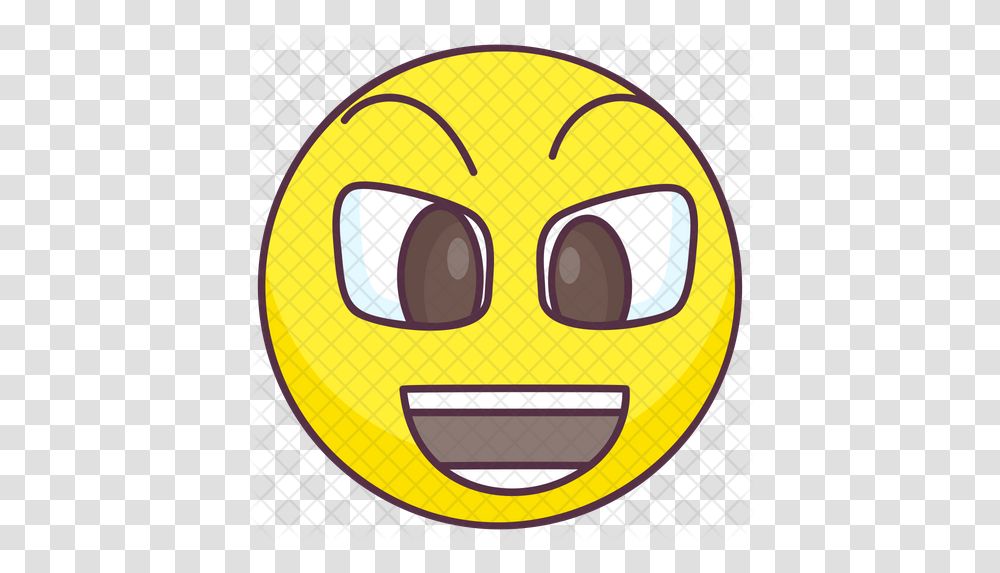 Excited Emoji Icon Smiley, Logo, Symbol, Trademark, Road Sign Transparent Png