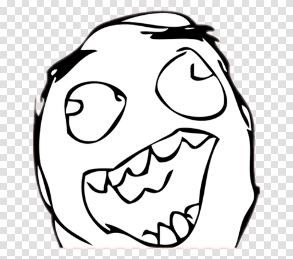 Excited Face Meme Memesfreetoedit Rage Faces, Teeth, Mouth, Lip, Grenade Transparent Png
